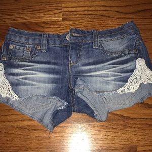 denim shorts